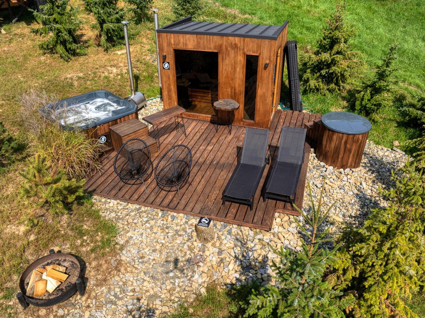 Brown Deer - Z Sauna Na Tarasie, Jacuzzi I Widokiem Na Gory - By Deer Hills Luxury Apartments Kocon Eksteriør bilde